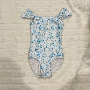 floral patterned small Eleve leotard